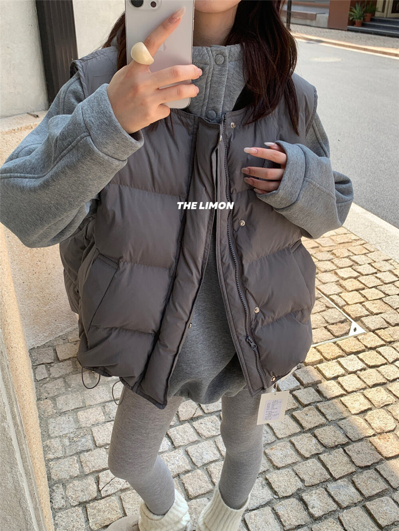 CGD6580-92B  寬鬆連帽加絨衛衣保暖加厚百搭厚實上衣(6色)