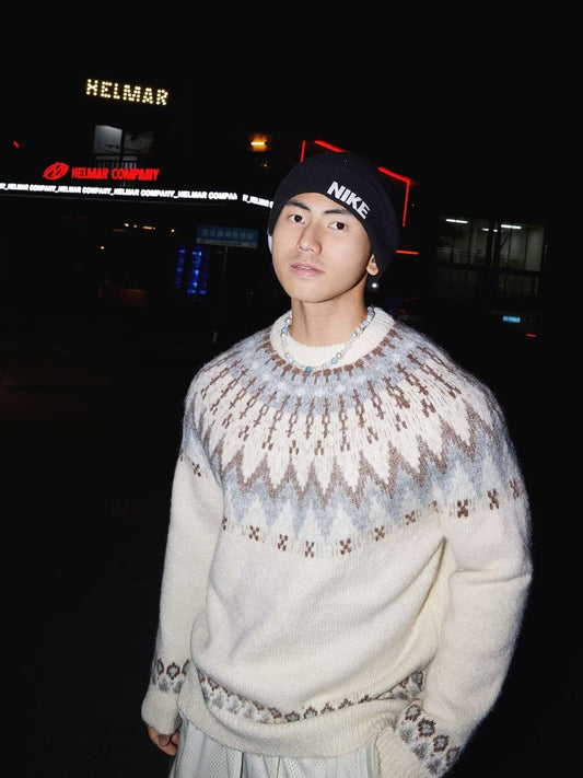 CBD3184-54B 圓領秋冬毛衣針織衫(2色)