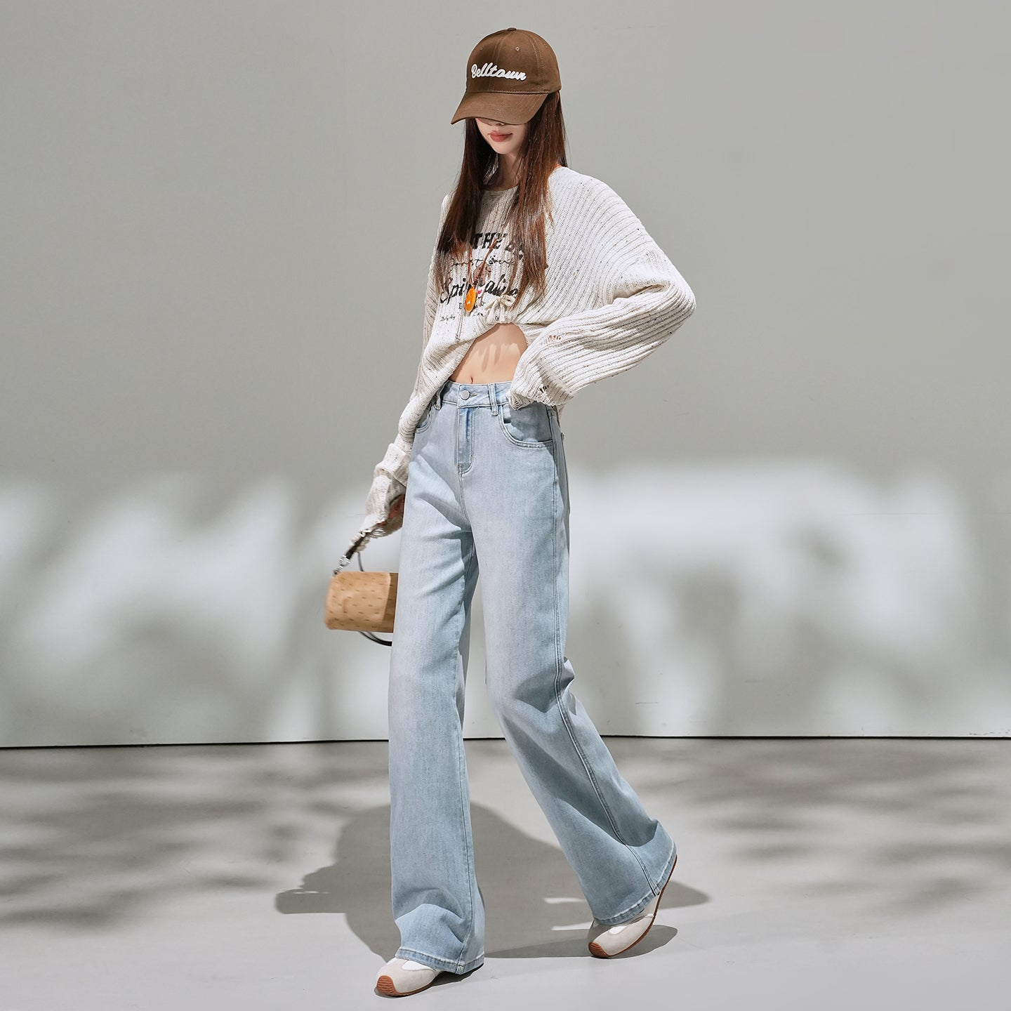 📺︎︎ CGA9202-36H 春夏季微喇水洗寬鬆牛仔褲(2色.常規.九分款)