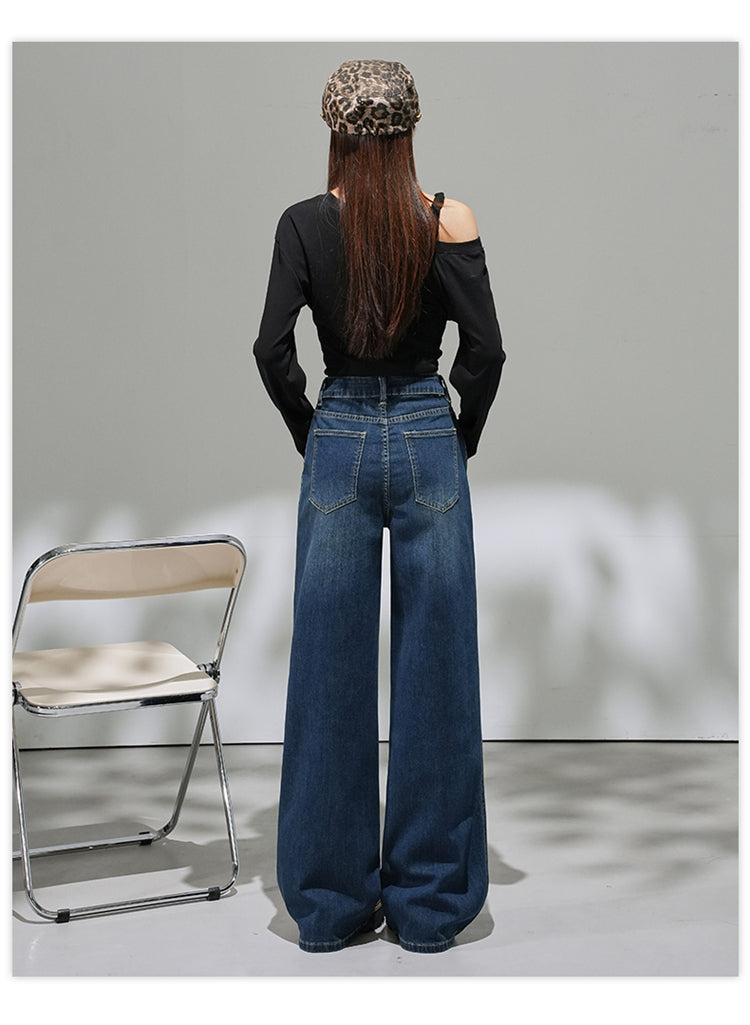 📺︎︎ CGA9202-36H 春夏季微喇水洗寬鬆牛仔褲(2色.常規.九分款)