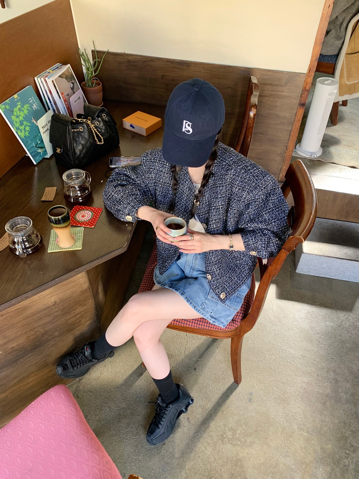 CGC6273-58B 粗花呢小香風夾克短外套(2色)