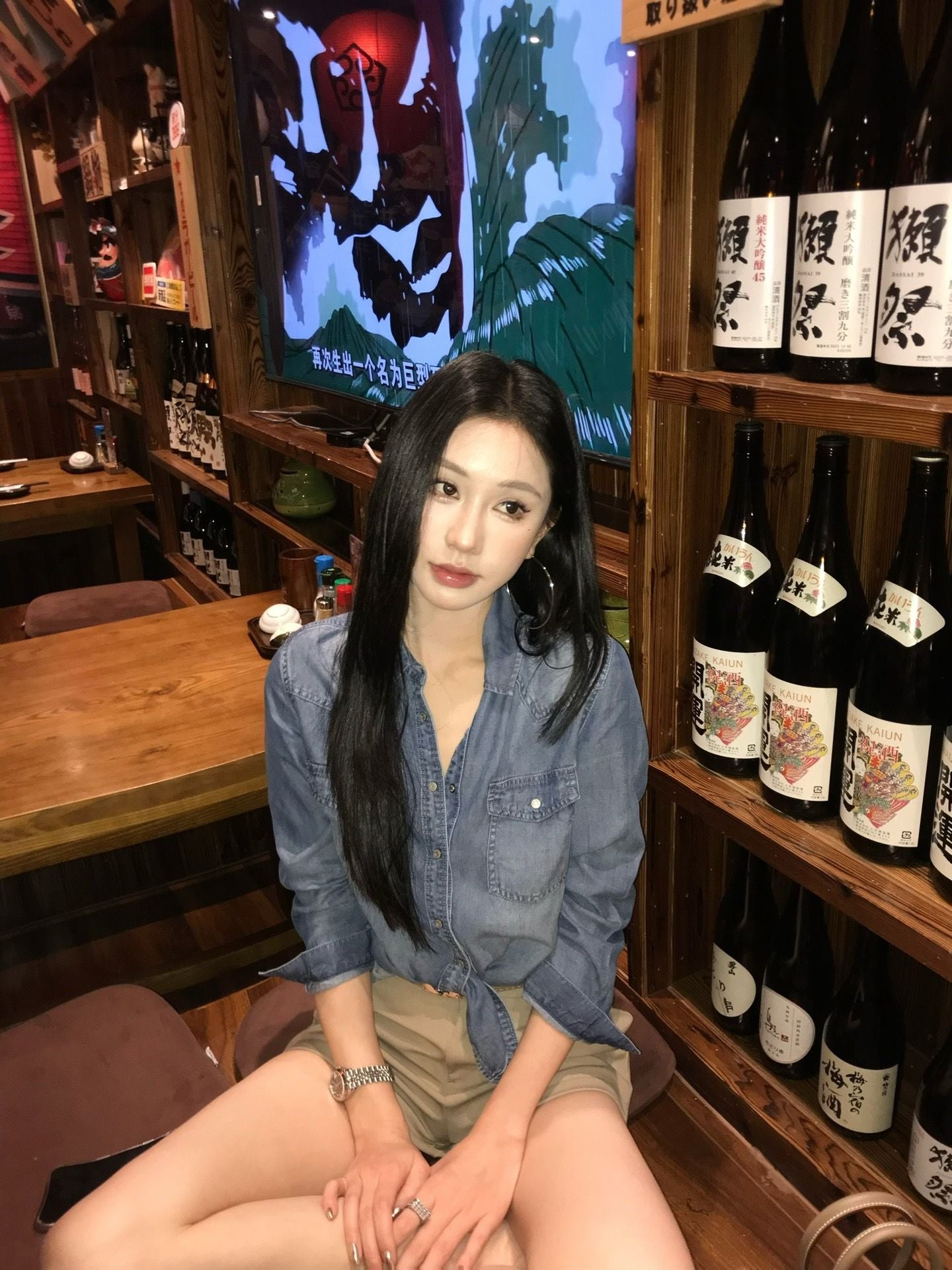 📺︎︎ CGD8146A0-36H 春夏萊賽爾垂感復古氣質顯瘦牛仔襯衫長袖