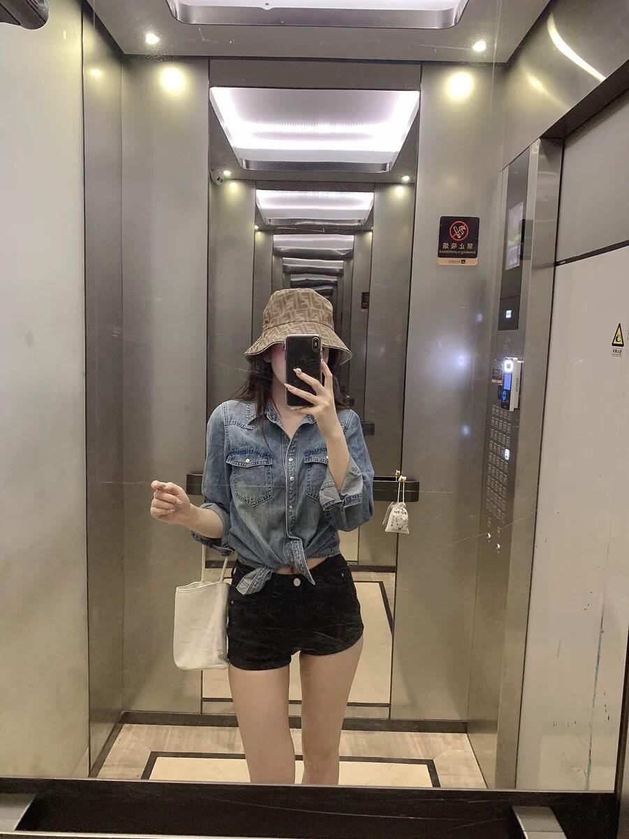 📺︎︎ CGD8146A0-36H 春夏萊賽爾垂感復古氣質顯瘦牛仔襯衫長袖