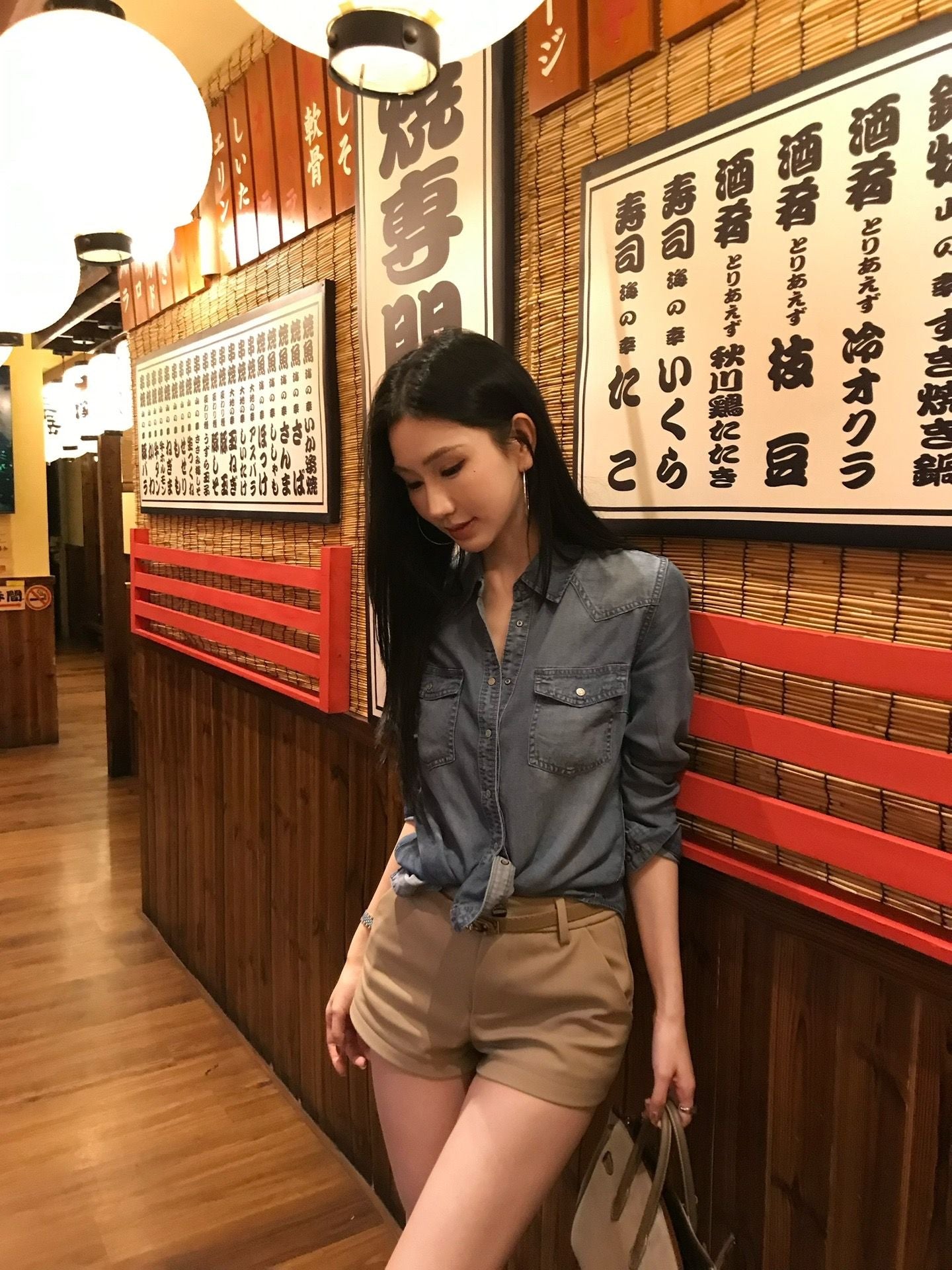 📺︎︎ CGD8146A0-36H 春夏萊賽爾垂感復古氣質顯瘦牛仔襯衫長袖