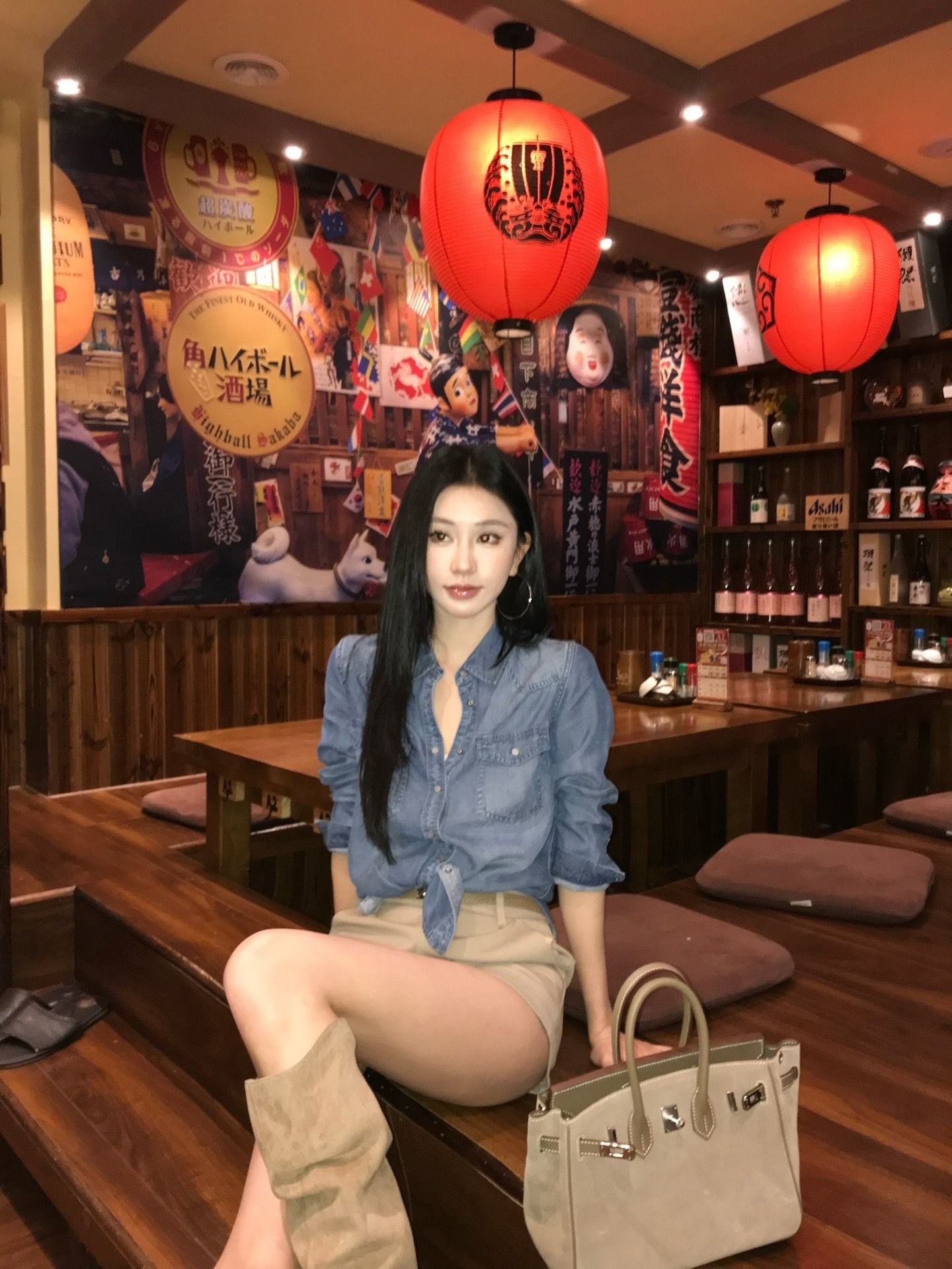 📺︎︎ CGD8146A0-36H 春夏萊賽爾垂感復古氣質顯瘦牛仔襯衫長袖