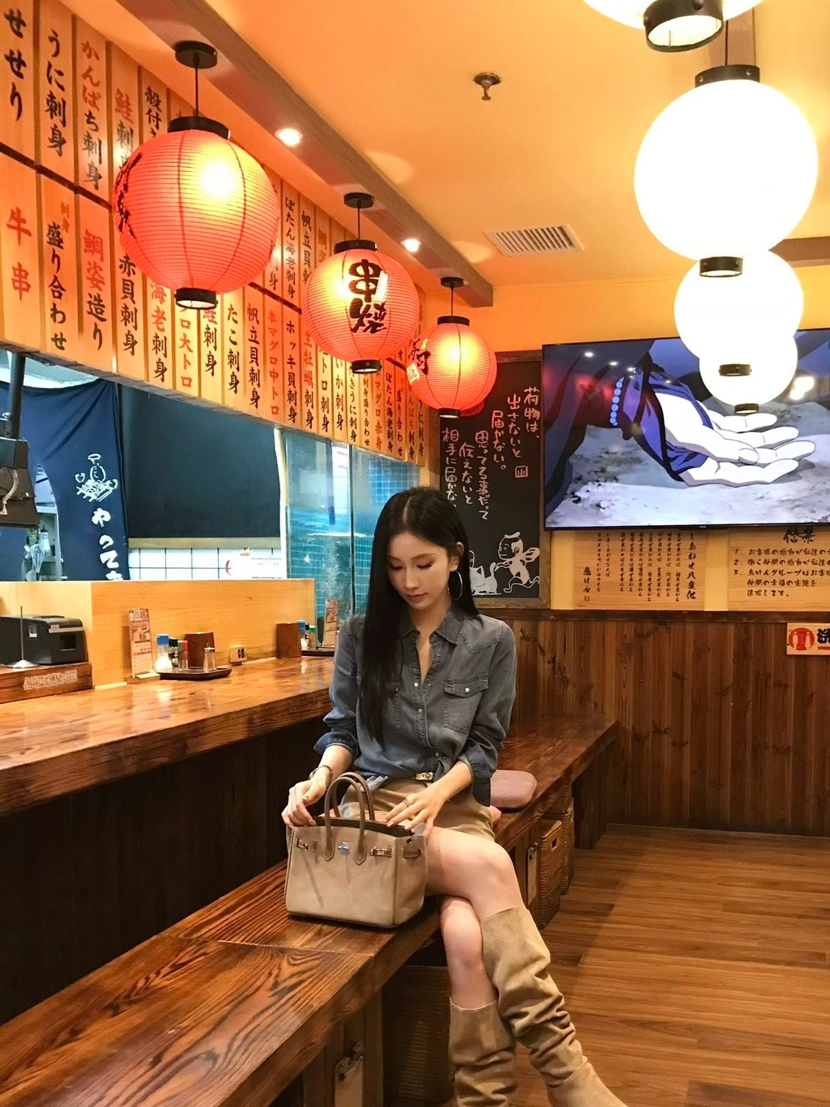 📺︎︎ CGD8146A0-36H 春夏萊賽爾垂感復古氣質顯瘦牛仔襯衫長袖