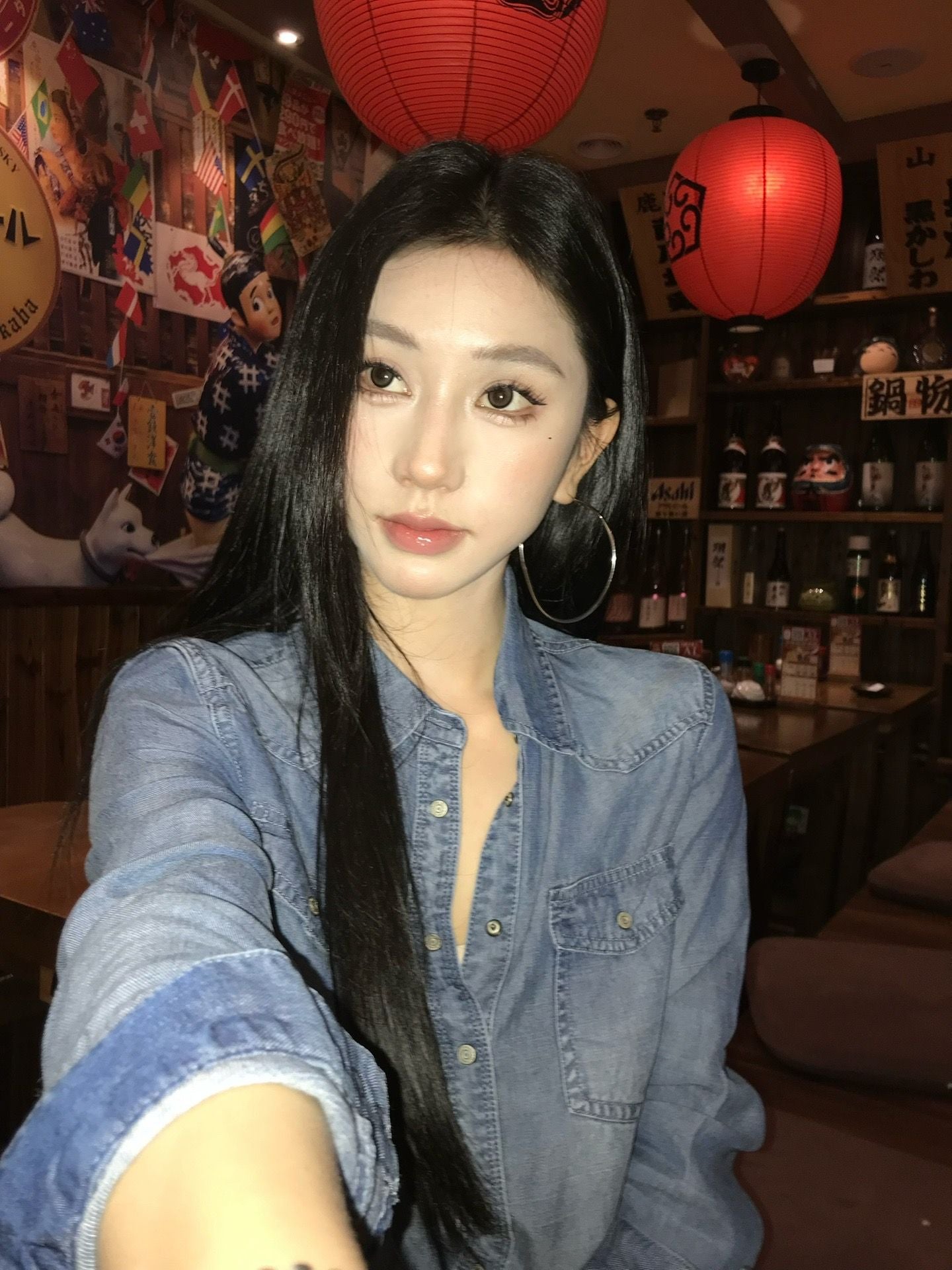 📺︎︎ CGD8146A0-36H 春夏萊賽爾垂感復古氣質顯瘦牛仔襯衫長袖