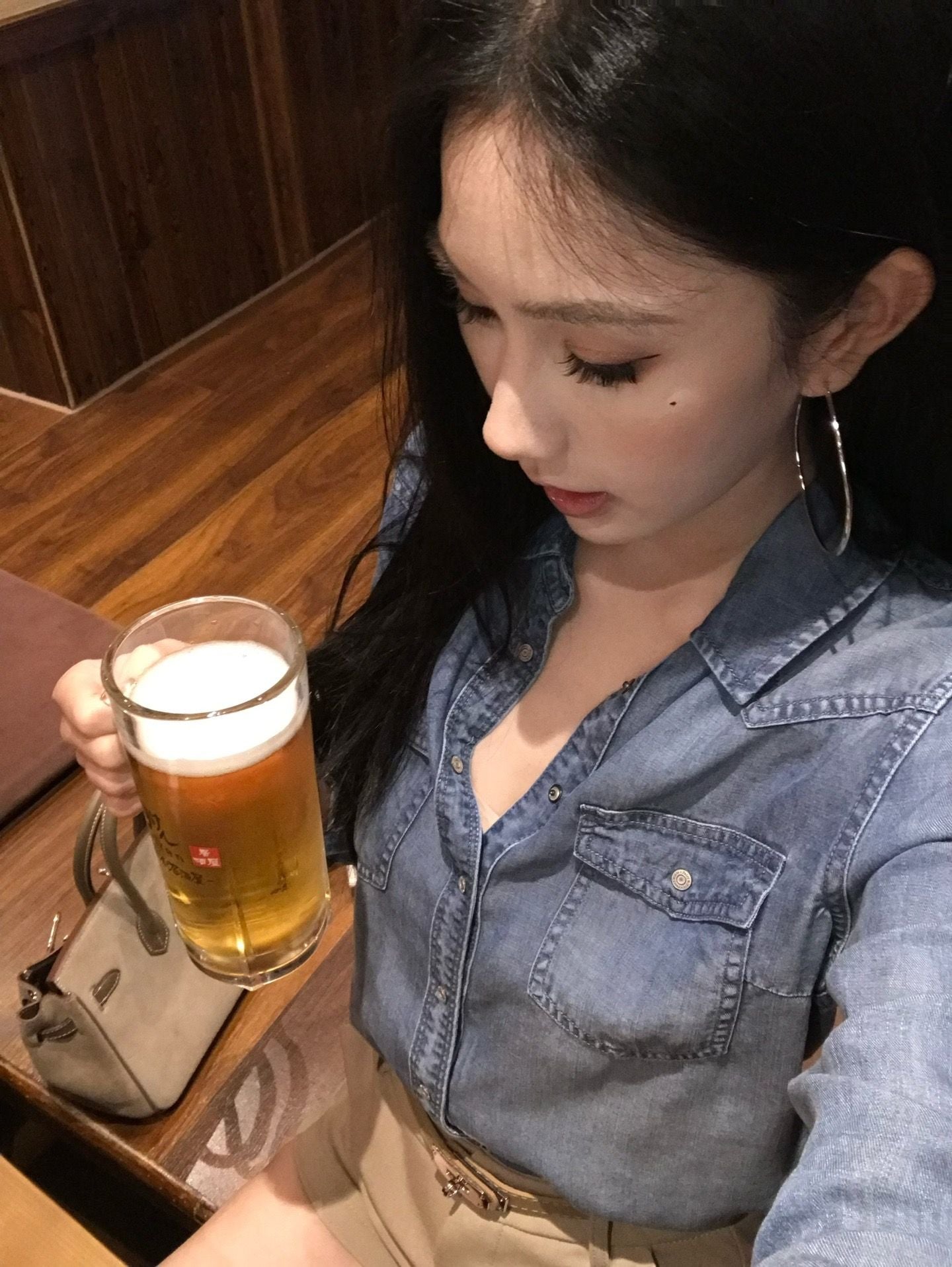 📺︎︎ CGD8146A0-36H 春夏萊賽爾垂感復古氣質顯瘦牛仔襯衫長袖