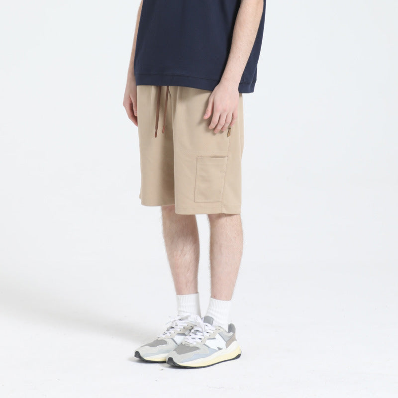 CBS93253-72B 雙面棉工裝短褲夏季寬鬆五分褲(4色)