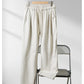 CBA93273-124B 日系390g秋季寬鬆亞麻直筒休閒褲(3色)