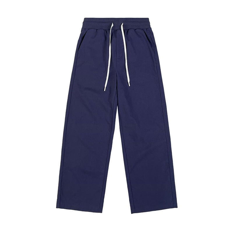 CBA93279-124B 春秋季垂感棉麻長褲直筒寬鬆褲(4色)