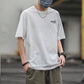 CBE0325-080-96B 夏季純棉200克短袖T恤美式寬鬆大碼(5色)