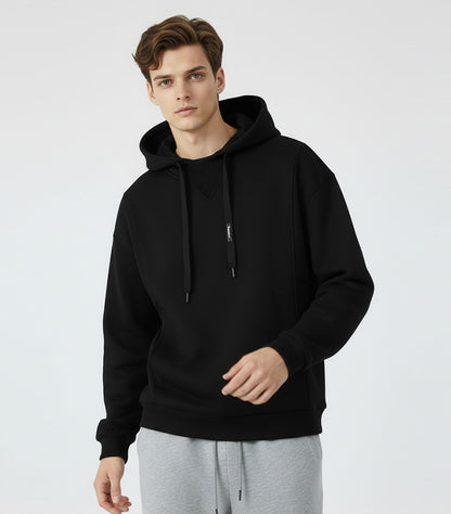 CBDdj55682-124B 拼接三角420G連帽春秋季寬鬆加絨帽衫(5色)