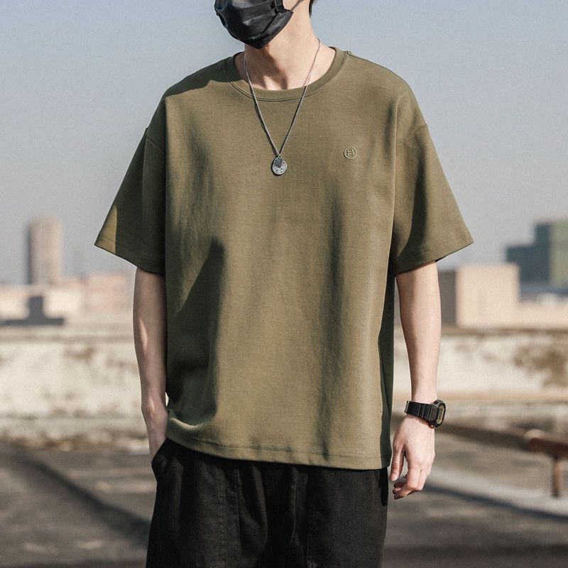 CBE1365-96B 純棉200克短袖T恤印花圖案半袖寬鬆(7色)
