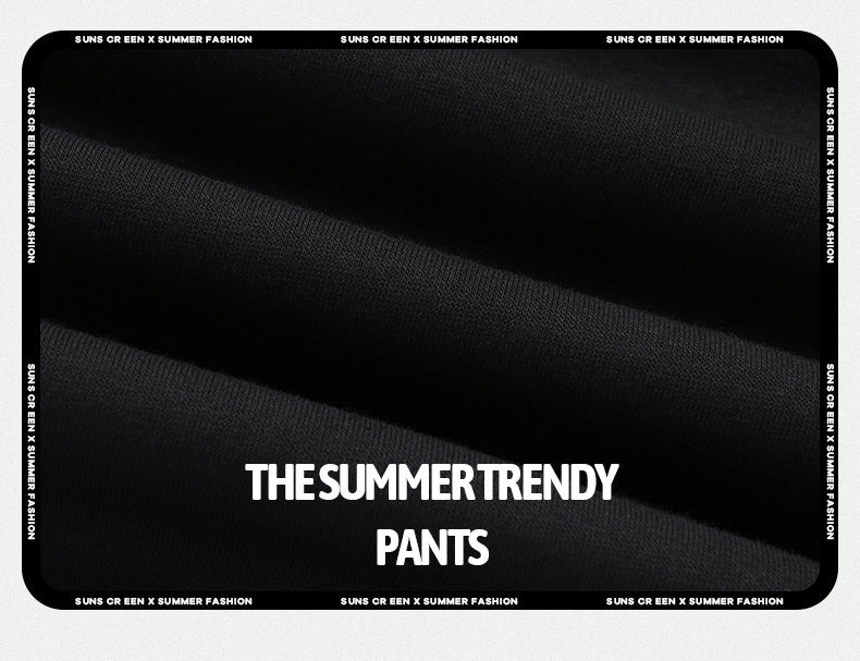 CBAdj2516-124B 拼色針織分割闊腿棉質百搭垂感直筒褲(2色)