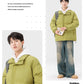 CBC8888-124B 冬季立領棉襖情侶外套加厚棉服寬鬆保暖麵包服男女同款(4色)