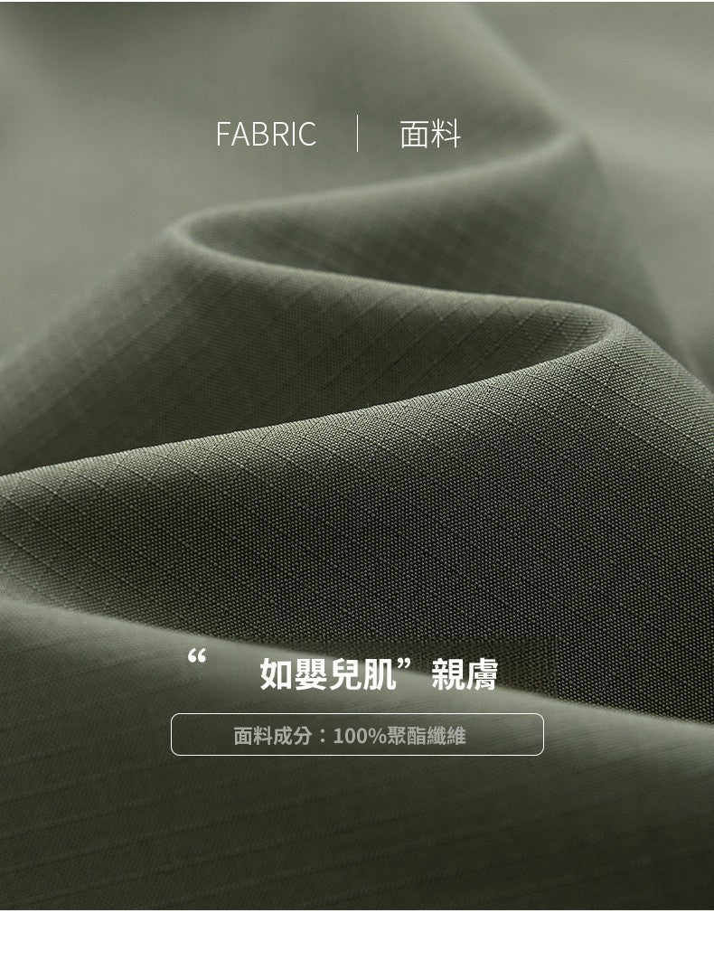 CBA2458-124B 日系拉鍊工裝褲寬鬆直筒束脚口袋長褲(3色)