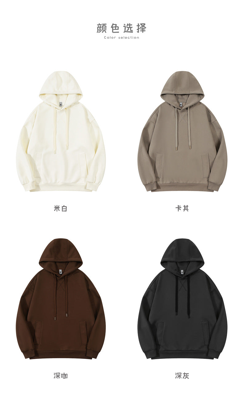 📺︎︎ CBD55683-124B 春秋320G重磅連帽休閒男女套頭上衣(5色)