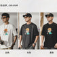 CBE01338-96B 美式純棉200克短袖T恤寬鬆大碼半袖(2色)
