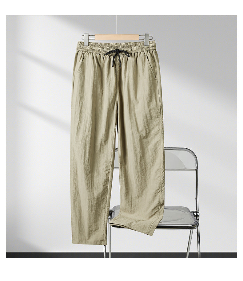 CBA6256-72B 薄款凉感透氣戶外運動直筒休閒長褲(4色)