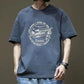 CBE385-96B 純棉200克重磅美式短袖寬鬆復古T恤(5色)