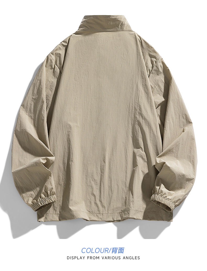 CBCMT2540-124B 立領夾克防曬衣夏季無帽日系凉感防曬服外套(5色)