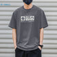 CBECK319-96B 夏季純棉200克半袖復古印花短袖T恤(5色)