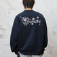 CBDMW3967-8H 重磅質感圓領重工撞色刺繡套頭衫(4色)