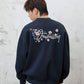 CBDMW3967-8H 重磅質感圓領重工撞色刺繡套頭衫(4色)