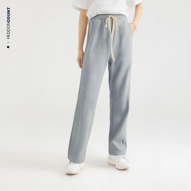 CBA522-124B 直筒褲春秋休閒褲寬鬆闊腿褲(色.男女同款)