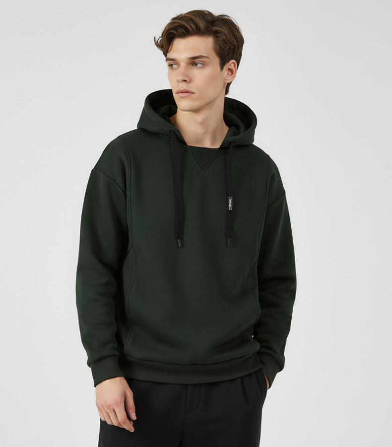 CBDdj55682-124B 拼接三角420G連帽春秋季寬鬆加絨帽衫(5色)