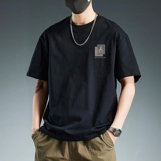 CBE2468-96B 純棉200克短袖港風T恤百搭夏季衣服(5色)
