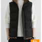 CBEMT2592-124B 秋冬加厚保暖立領拼色戶外無袖坎肩背心(2色)