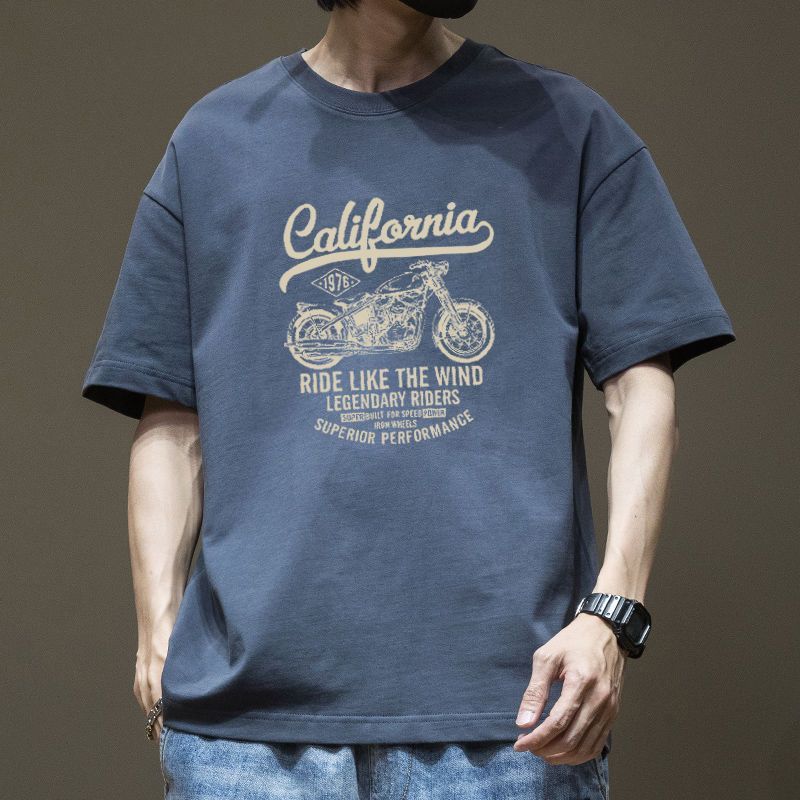 CBE580-96B 純棉200克美式潮流日韓美式潮牌復古T恤短袖(6色)