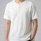 CBE33115-124B 休閒200g克首爾斜紋棉半開襟亨利領短袖T恤(3色)