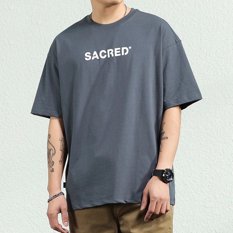 CBE245-96B 純棉200克夏季重磅短袖復古做舊(6色)