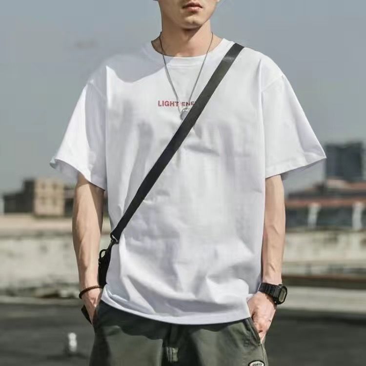 CBE269270-96B 純棉200克半袖寬鬆半袖上衣服純色(7色)