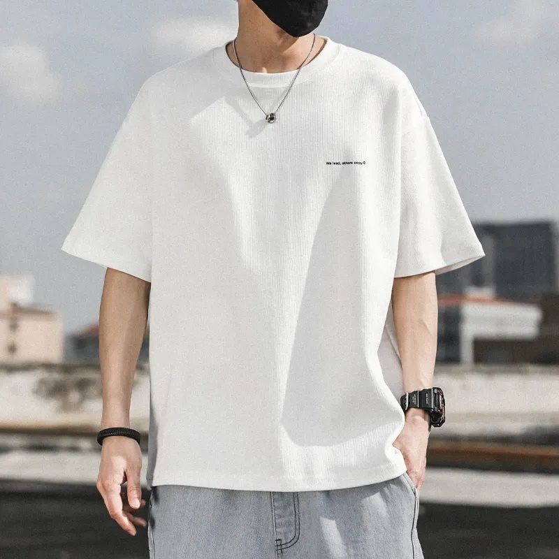 CBE269270-96B 純棉200克半袖寬鬆半袖上衣服純色(7色)