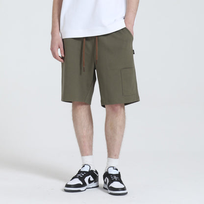 CBS93253-72B 雙面棉工裝短褲夏季寬鬆五分褲(4色)