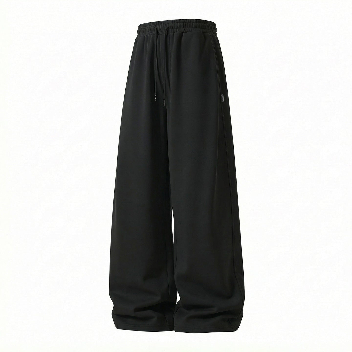 CBAOK2554-8H 春季分割拼接垂感寬鬆衛褲微收脚長褲(2色)