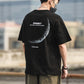 CBE0325-080-96B 夏季純棉200克短袖T恤美式寬鬆大碼(5色)
