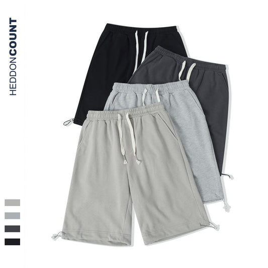 CBS91013-124B 夏季休閒五分短褲直筒運動束腳褲(4色)