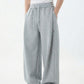 CBAOK2554-8H 春季分割拼接垂感寬鬆衛褲微收脚長褲(2色)
