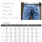 CBAT-T17-303-1B 春季淺色九分牛仔褲寬鬆修身彈性