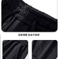 CBABK-T8010-1B 美式戶外工裝褲衝鋒褲鬆緊腰寬鬆闊腿褲休閒褲(5色)