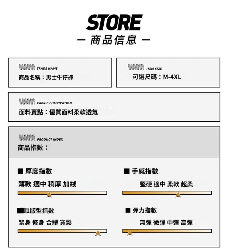CBAZGX9843-1B 美式復古龍鱗紋牛仔褲寬鬆直筒長褲(2色)