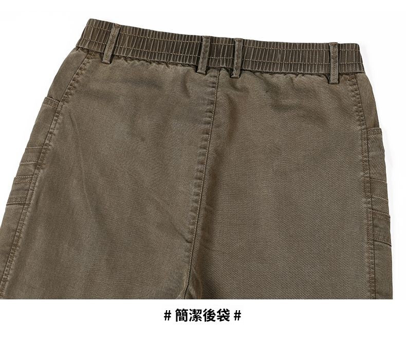 CBAYM6106-1B 工裝休閒褲春季潮牌直筒寬鬆休閒褲(4色)