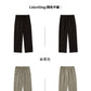 CBAMK2400-8H 側邊半開口袋工裝休閒褲分割拼接設計長褲(2色)