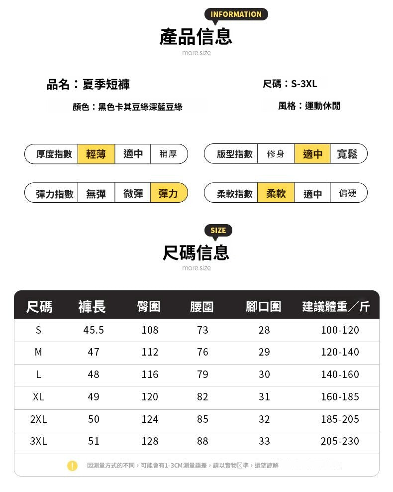 CBSM-K158-1B 工裝短褲夏季薄款寬鬆外穿速乾冰絲五分褲(5色)