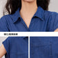 CGF8510-17B 復古牛仔背心輕薄棉上衣夏百搭無袖襯衫(2色)